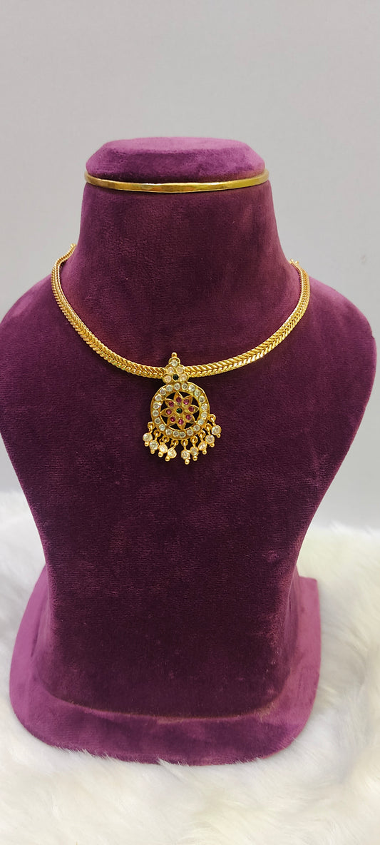Pure panchaloham simple necklace