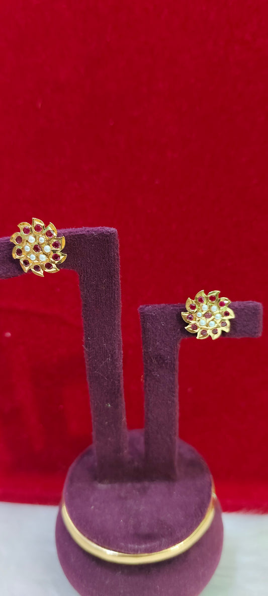 Pure panchaloham vintage look studs