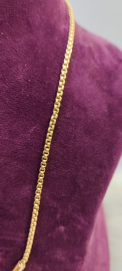 Pure panchaloham 18" length short chain bharthi model