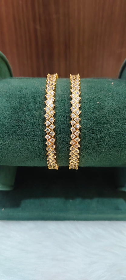 Panchaloham daimond look bangles