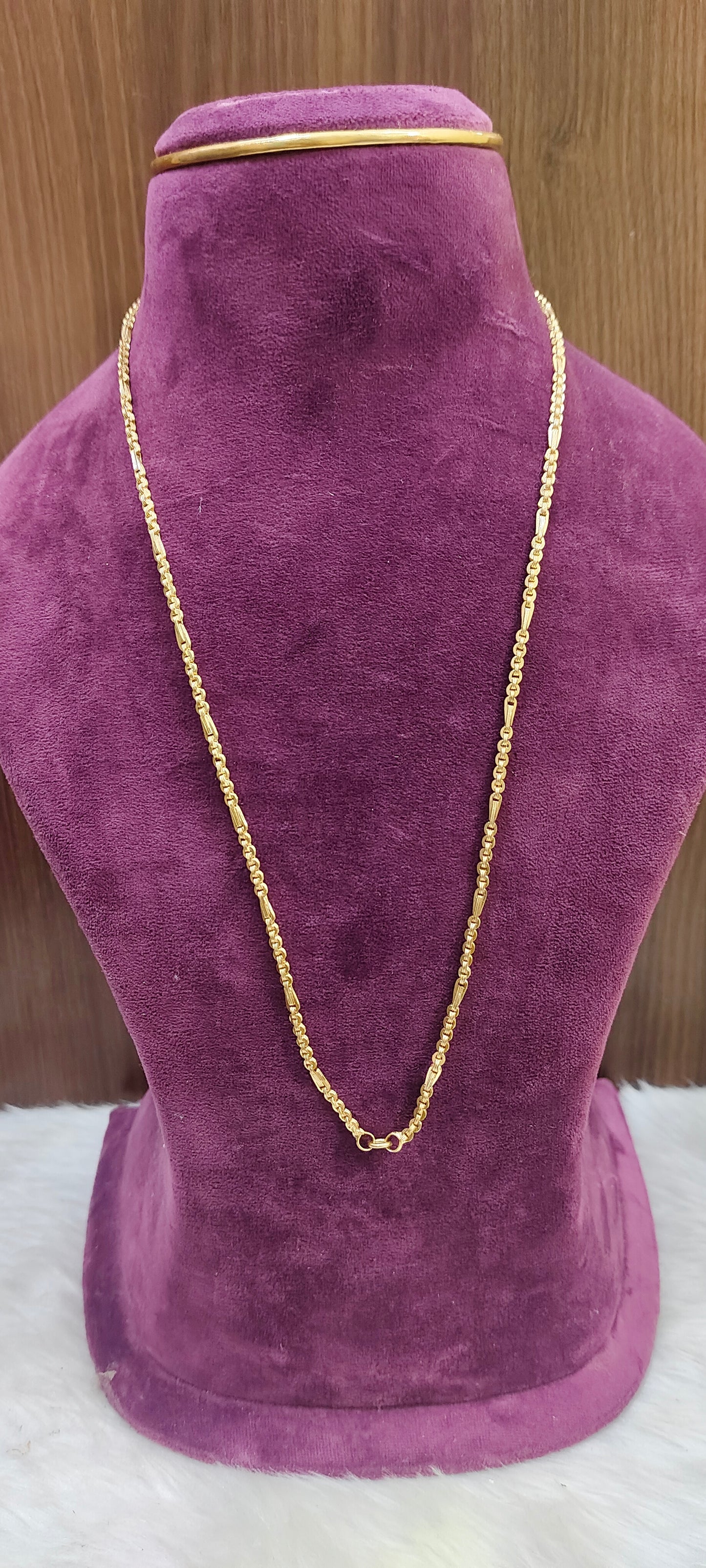 Pure panchaloham 24" length 5 +1 thali chain