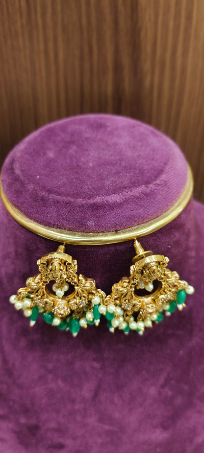 Premium nakshi chand bali big size earrings