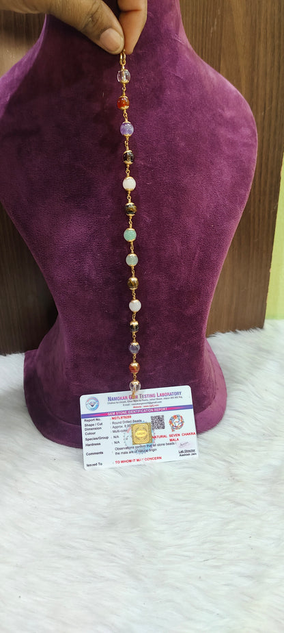 Original 7 chakra bracelet 8" length