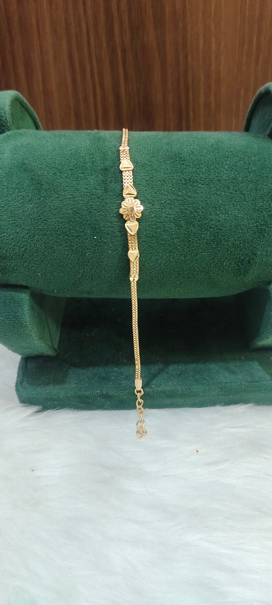 Pure panchaloham unpolished ladies bracelet