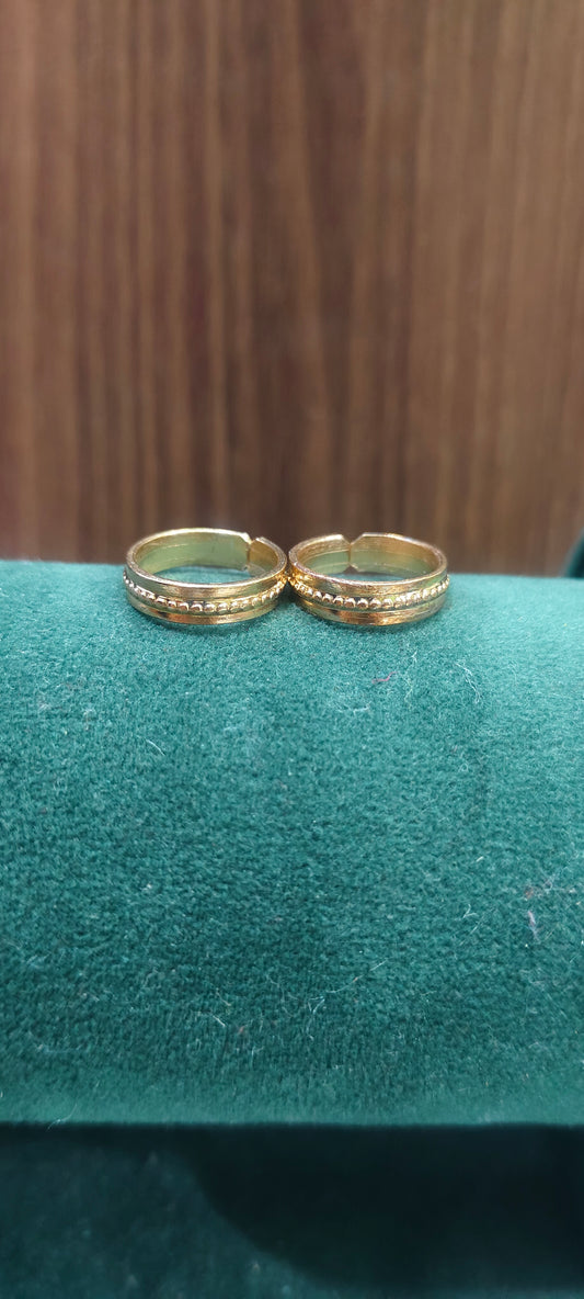 Pure panchaloham unpolished toe rings