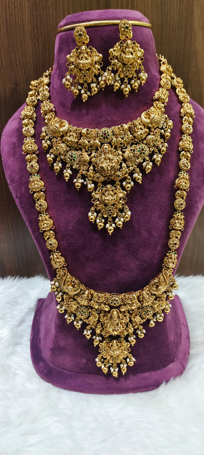 High premium nakshi bridel combo set