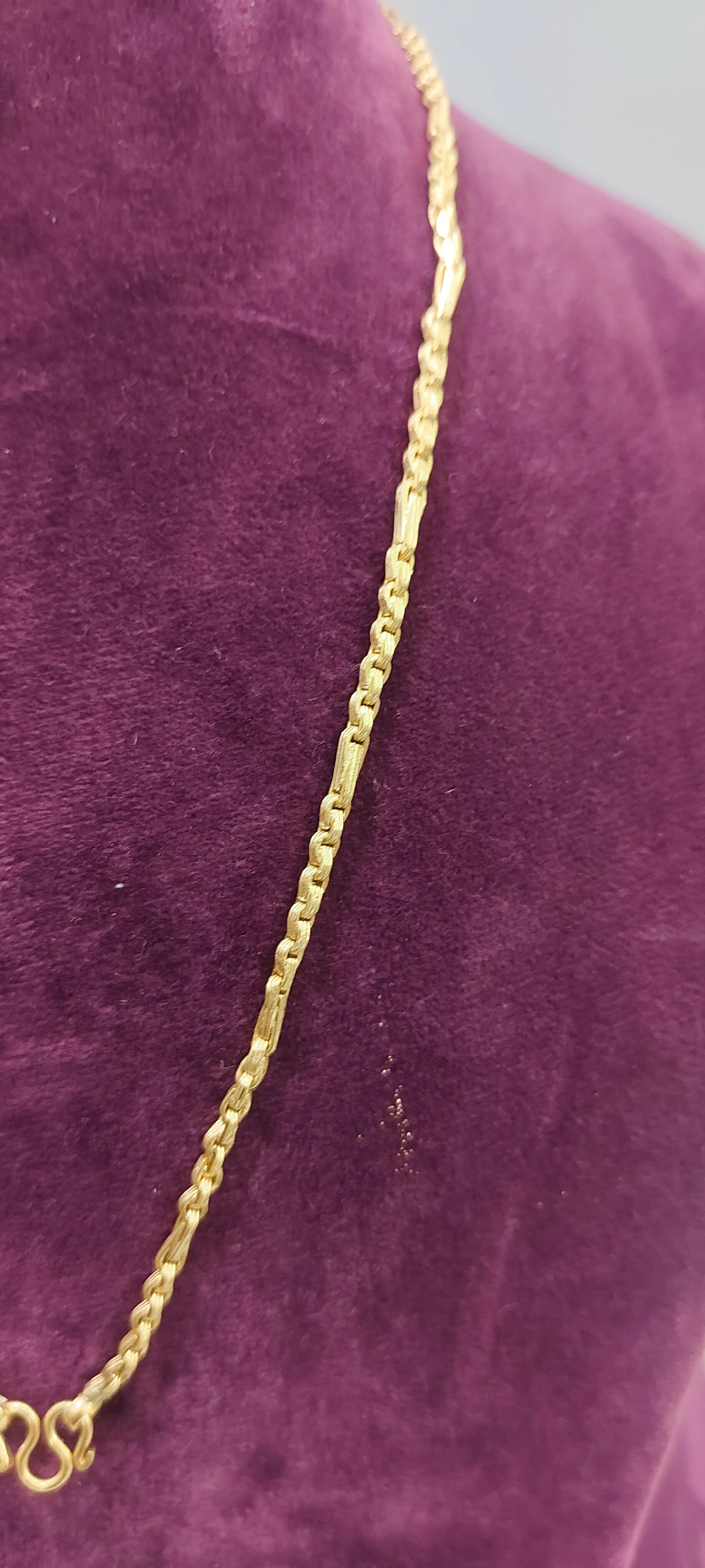 Pure panchaloham unpolished 20" length 5 plus 1 chain