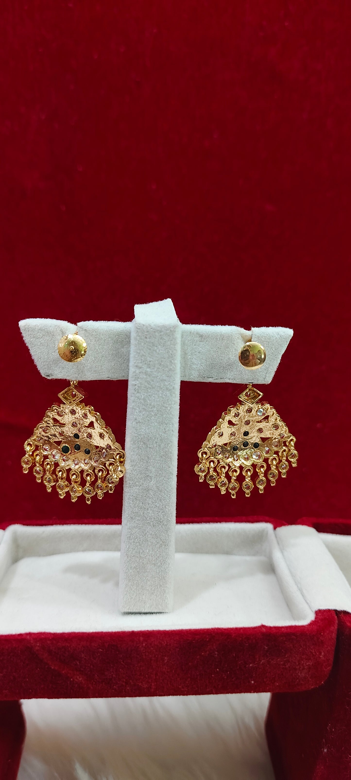 Pure panchaloham vintage look earrings