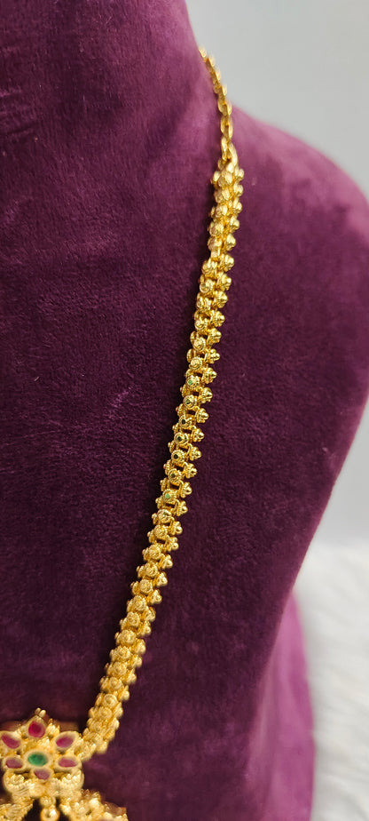 Premium micro gold plated 18" length pendant chain