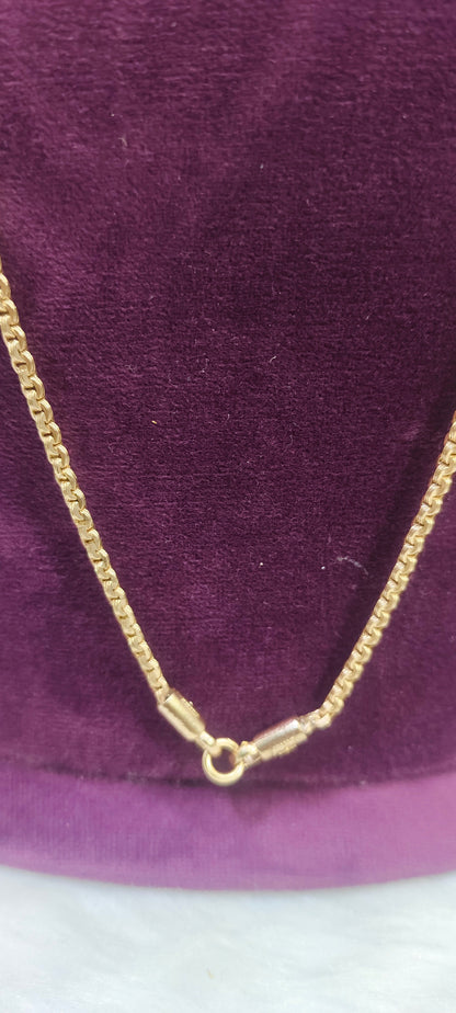 Pure panchaloham unpolished 24" length Thali chain