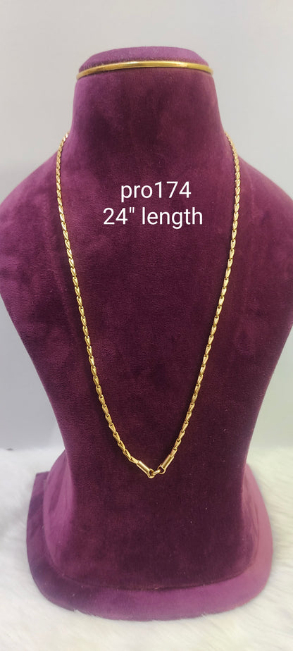 Pure panchaloham 24 length unpolished thali chain