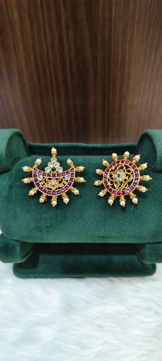 Premium pota kempu stone sun and moon