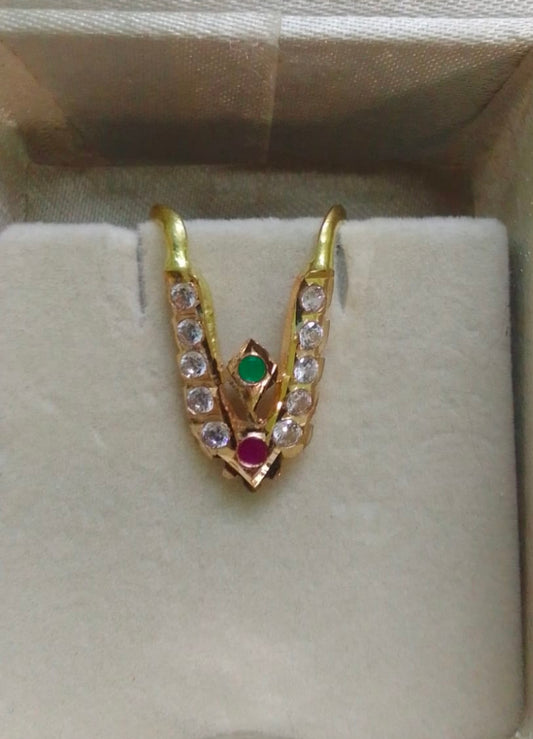 Pure panchaloham unpolished vanki ring