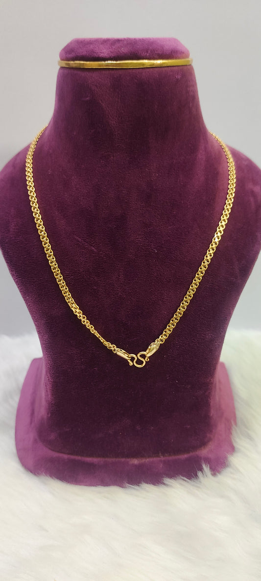 Pure panchaloham unpolished 18" short chain
