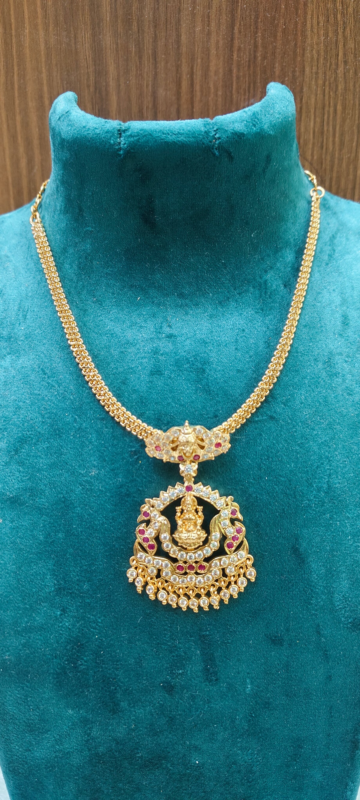 Pure panchaloham gold look nanu patti necklace