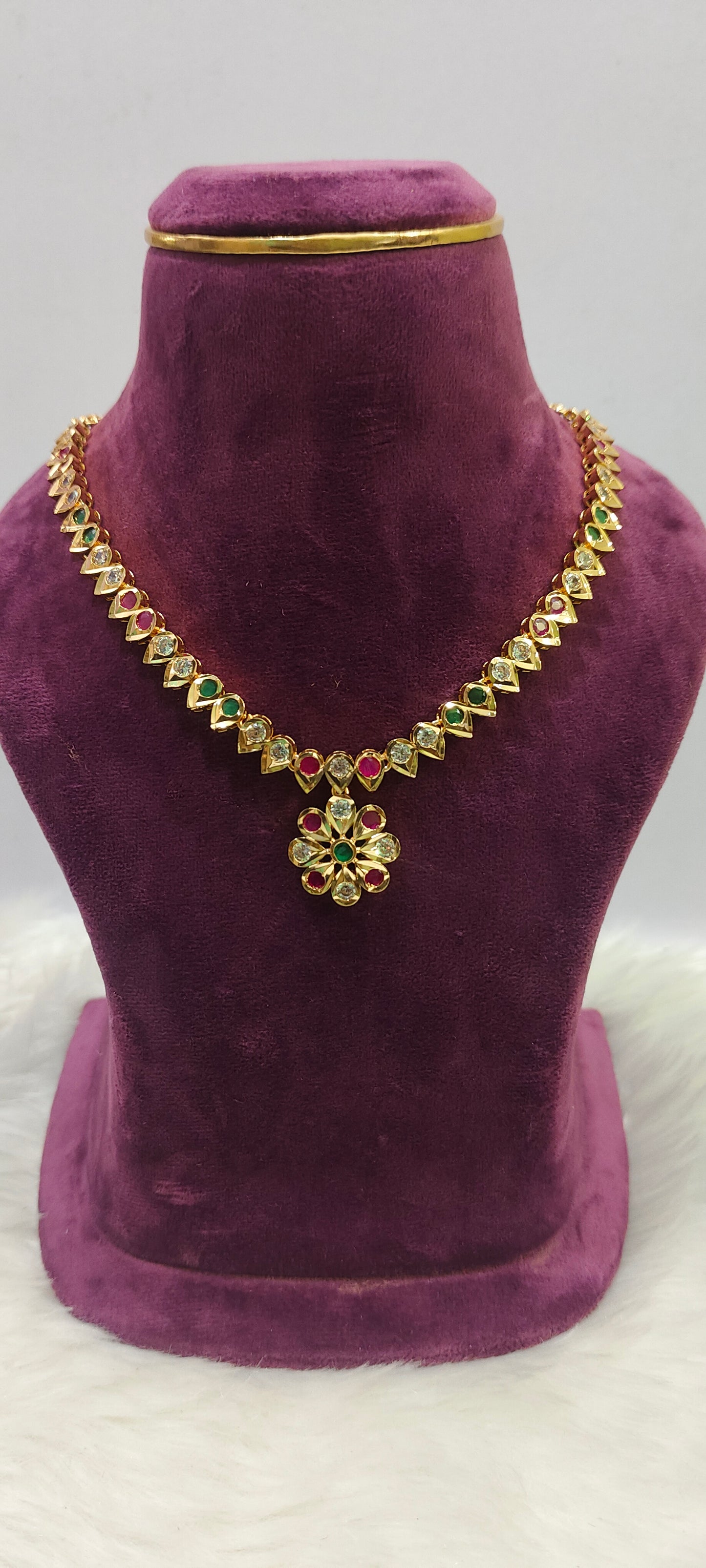 Pure panchaloham vintage look necklace