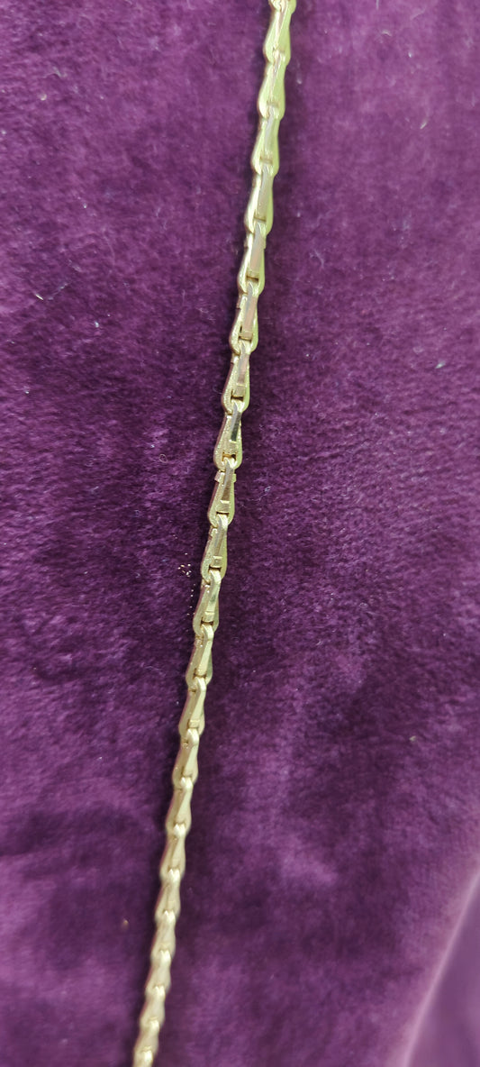Pure panchaloham unpolished 24" length godhuma model thali chain