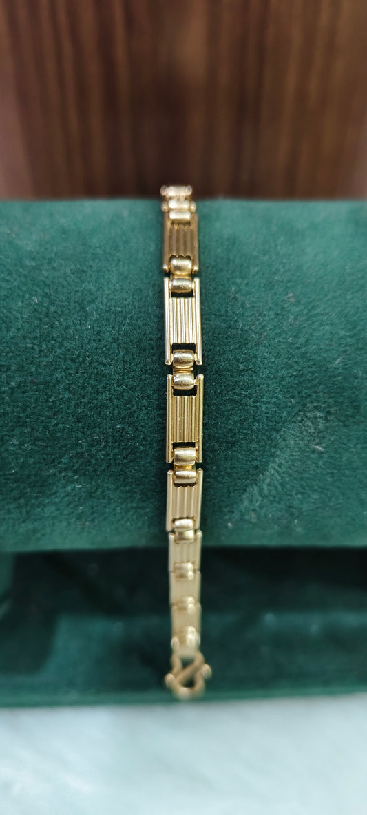 Pure panchaloham unpolished mens bracelet