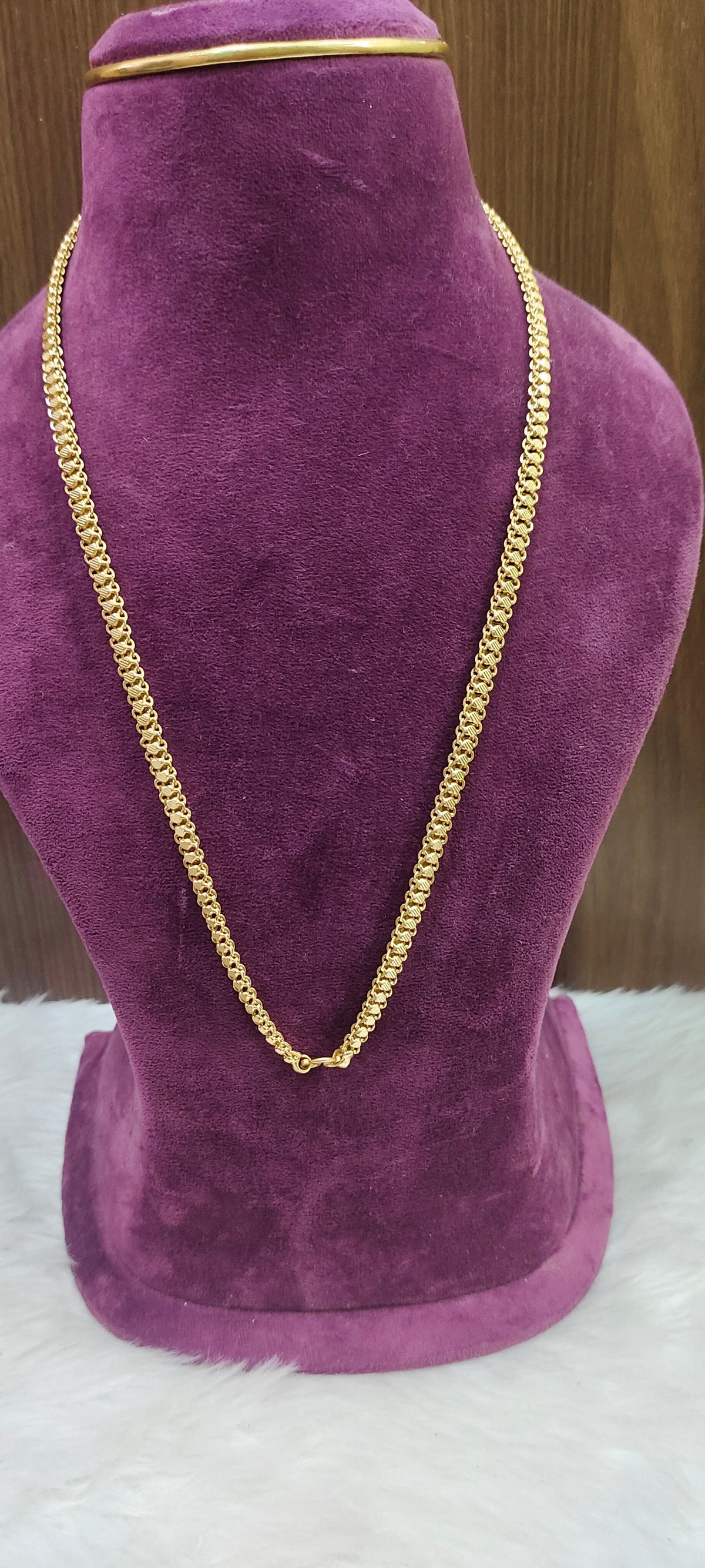 Pure panchaloham unpolished broad model thali chain