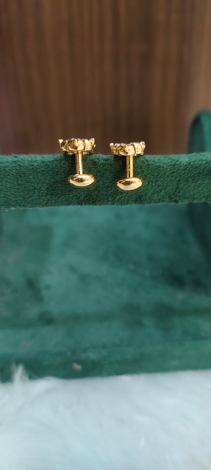 Pure panchaloham j type earrings