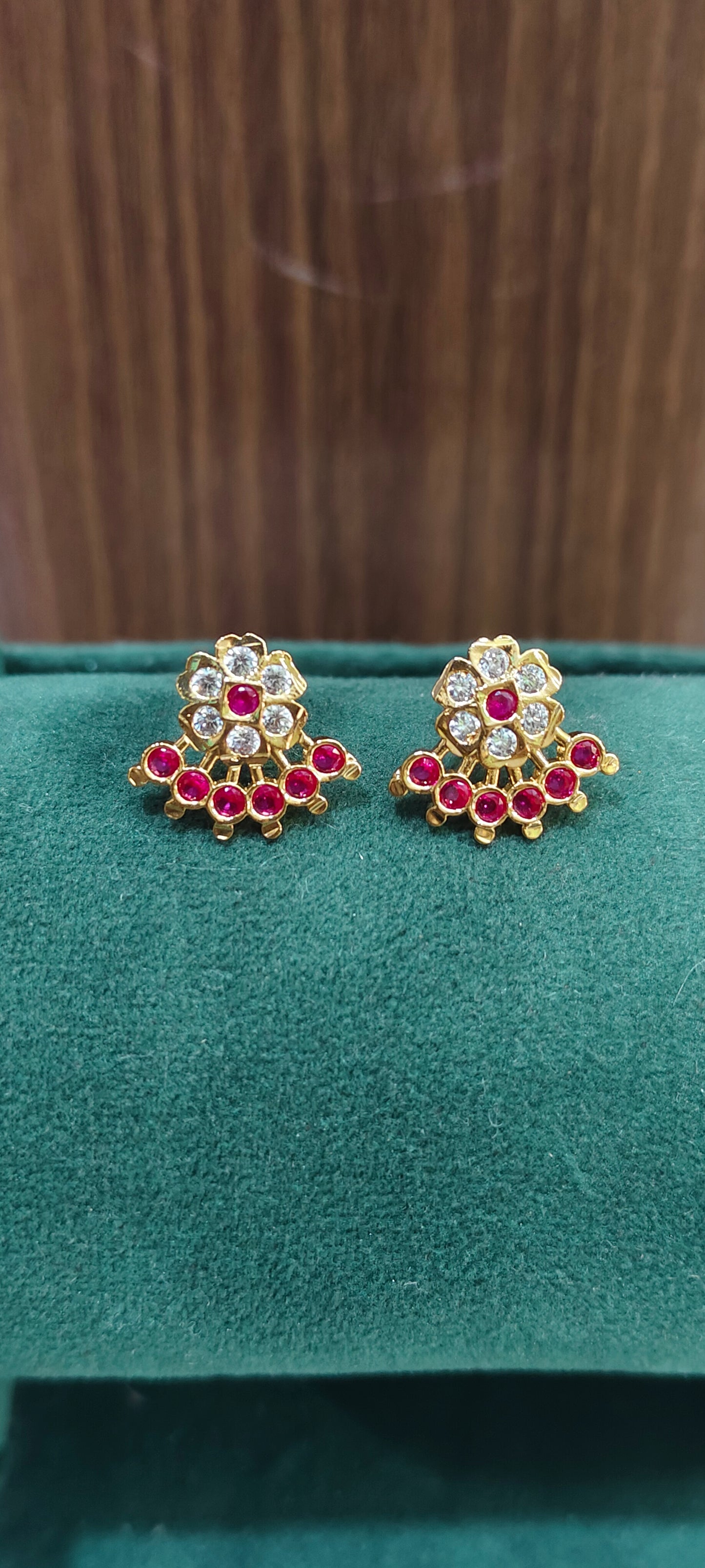 Pure panchaloham gold look medium studs