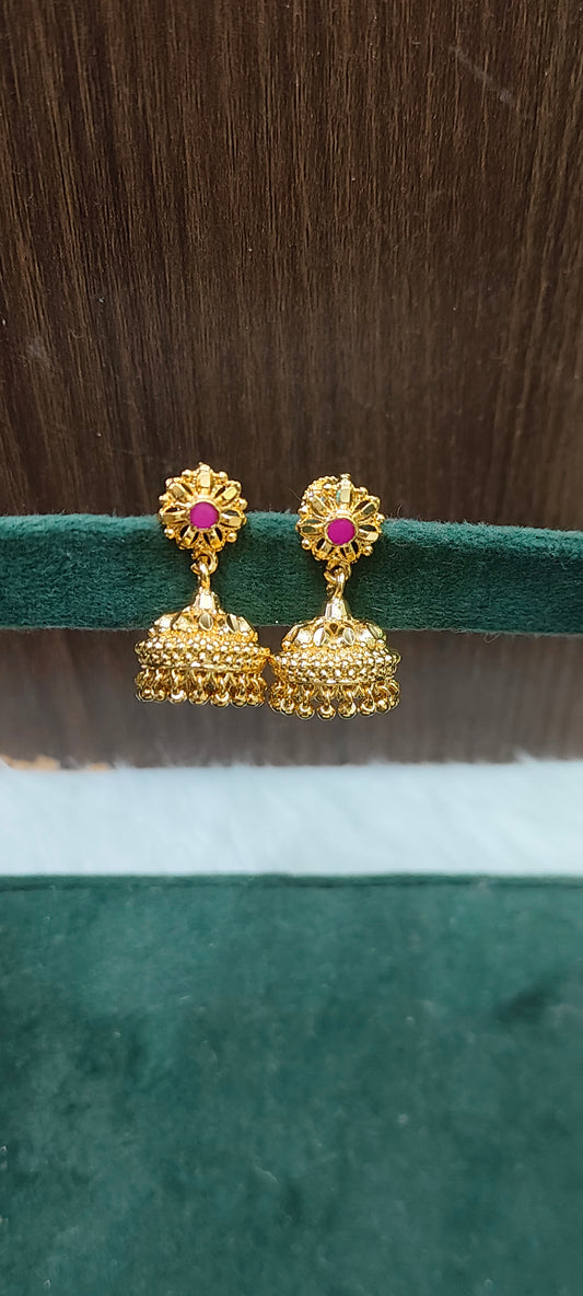 Premium micro gold plated daily wear earrings
