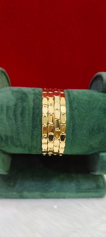 1 gram plated daily wear 4 bangles