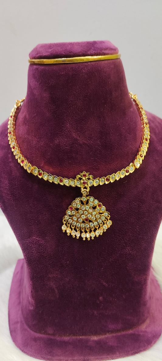 Pure panchaloham kante necklace
