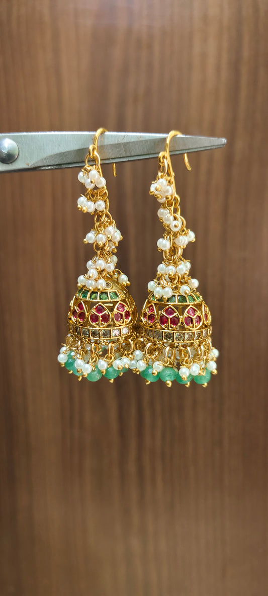 Trendy and unique style hanging jumkas