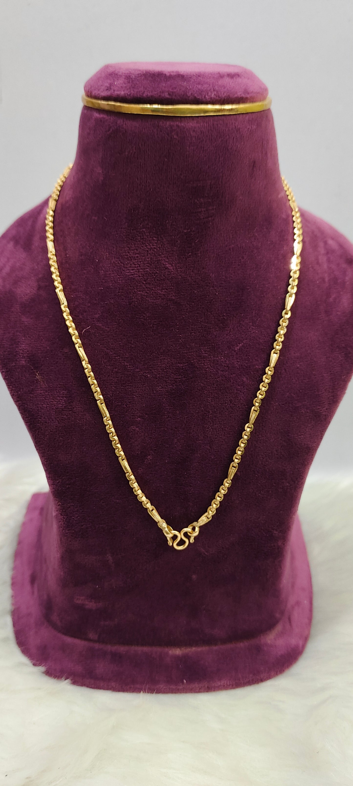 Pure panchaloham unpolished 18" length 5 plus 1 chain