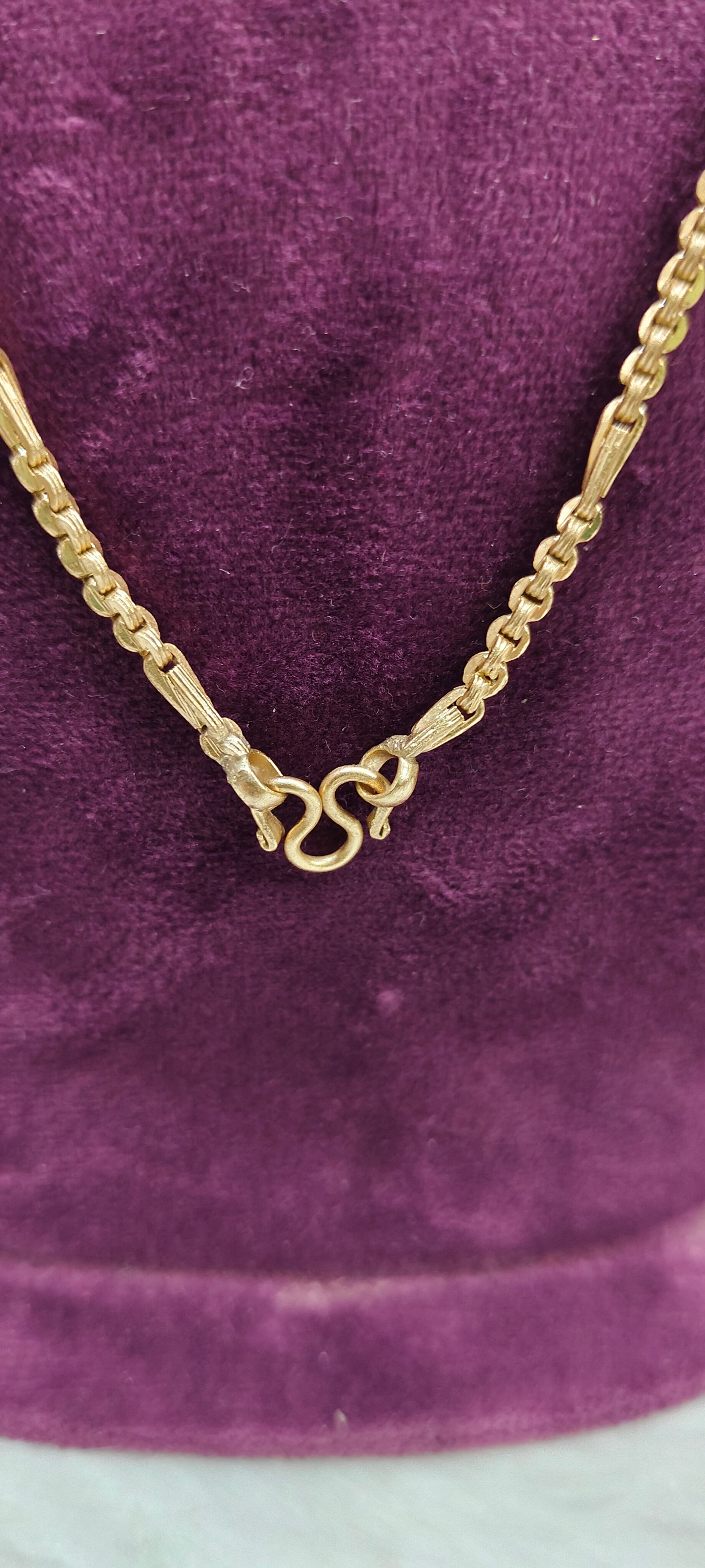 Pure panchaloham unpolished 18" length 5 plus 1 chain