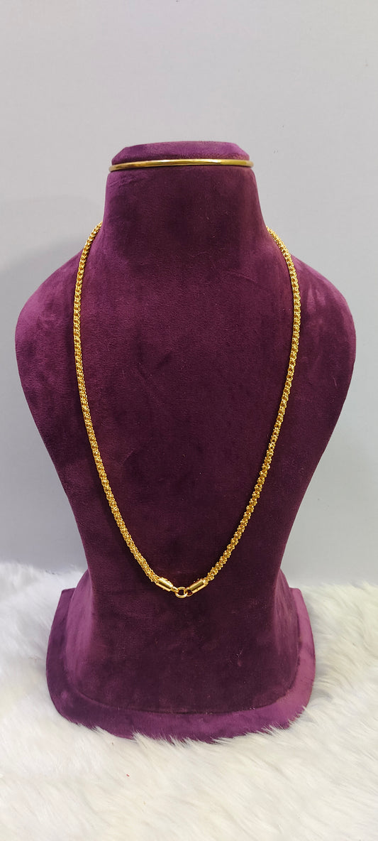 Pure panchaloham polished 24" length balbasha chain