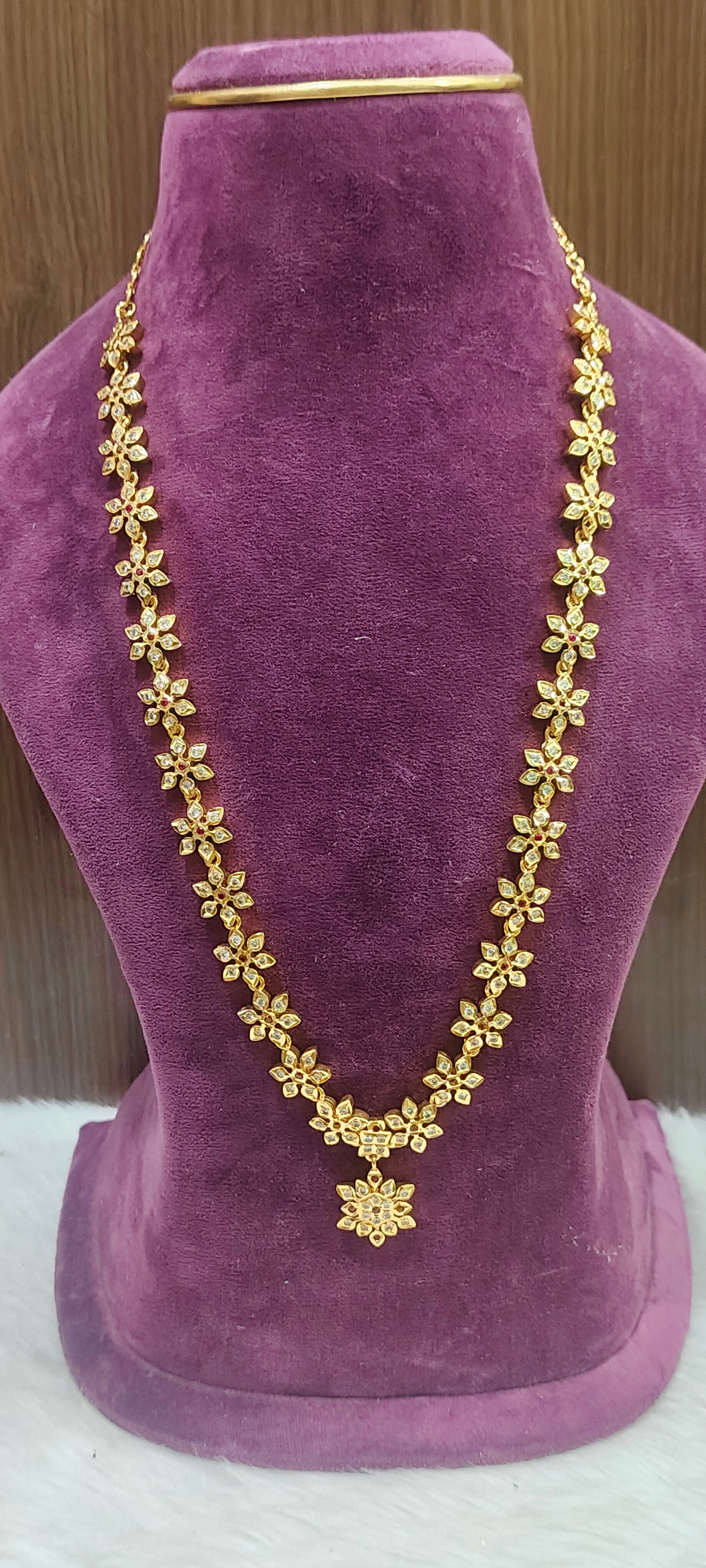 Pure panchaloham daimond look long haram