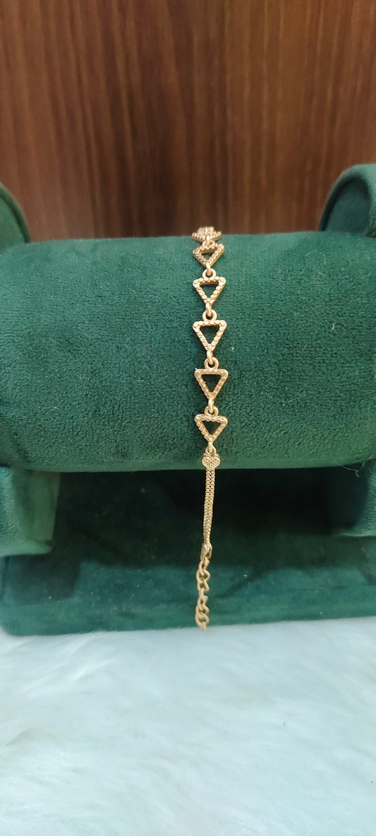 Pure panchaloham unpolished ladies bracelet