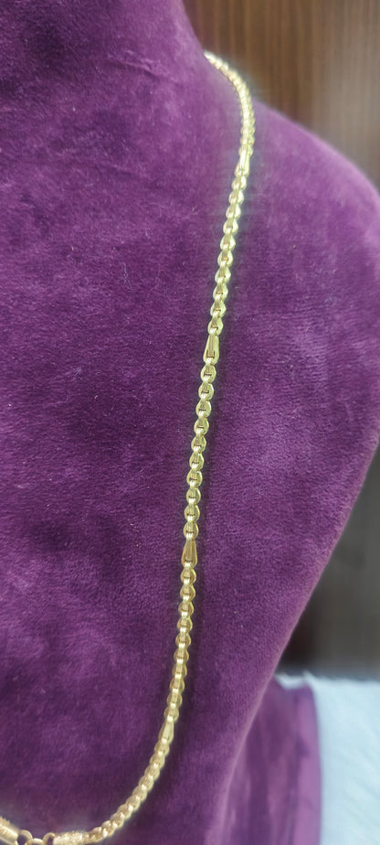 Pure panchaloham unpolished 24 " length 10+1 thali chain