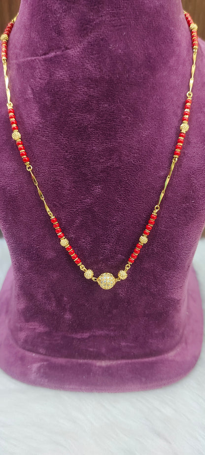 Premium nakshi 18" length chain