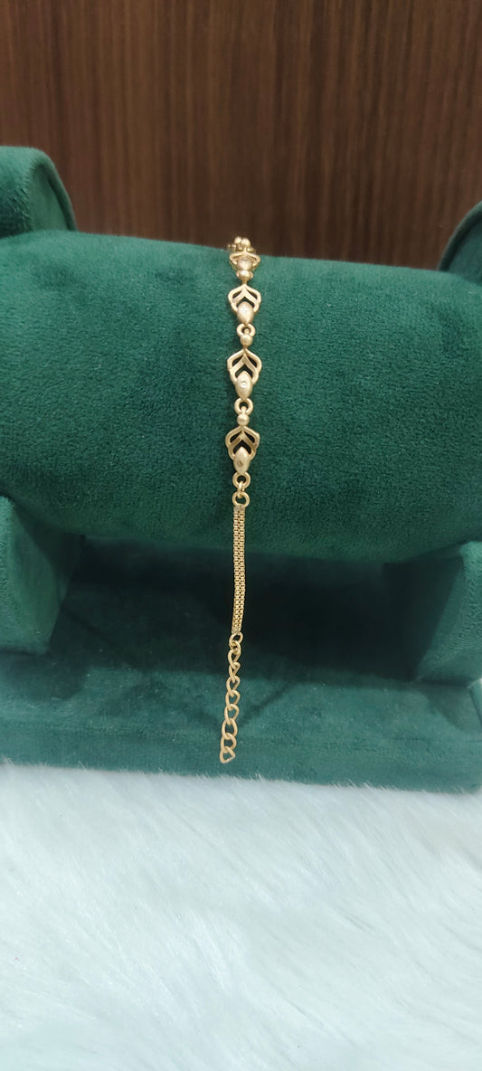 Pure panchaloham unpolished ladies bracelet