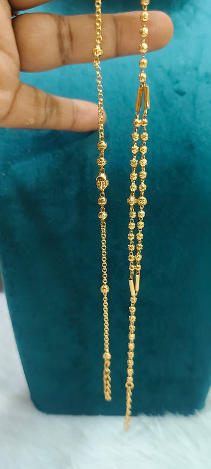 Simple nakshi finish ladies 2 bracelet combo