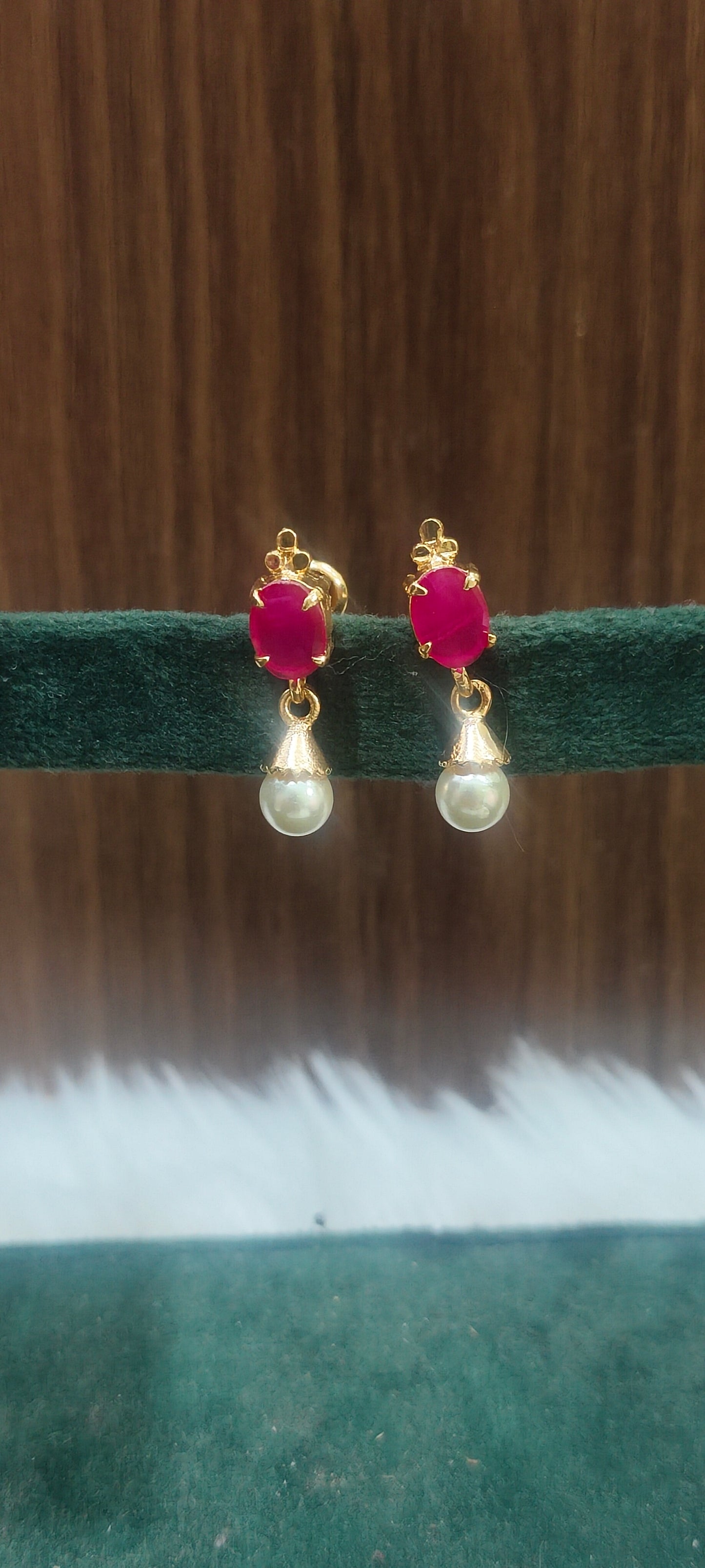 Pure panchaloham cute earrings