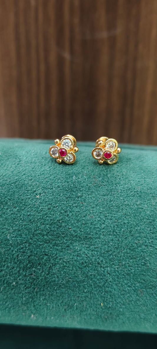 Pure panchaloham cute small studs