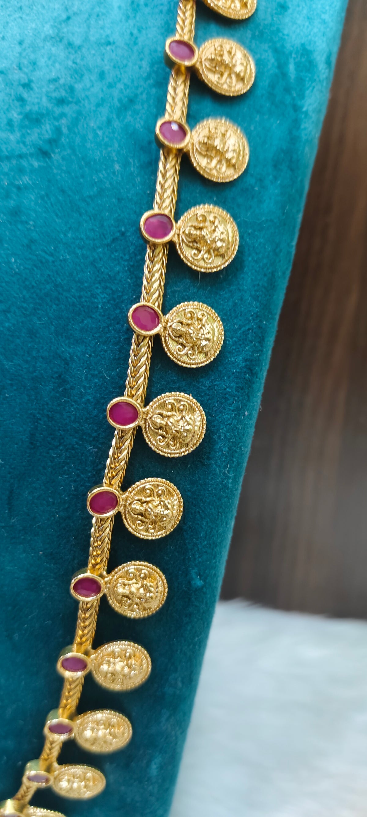Premium nakshi unique style kasu long haram