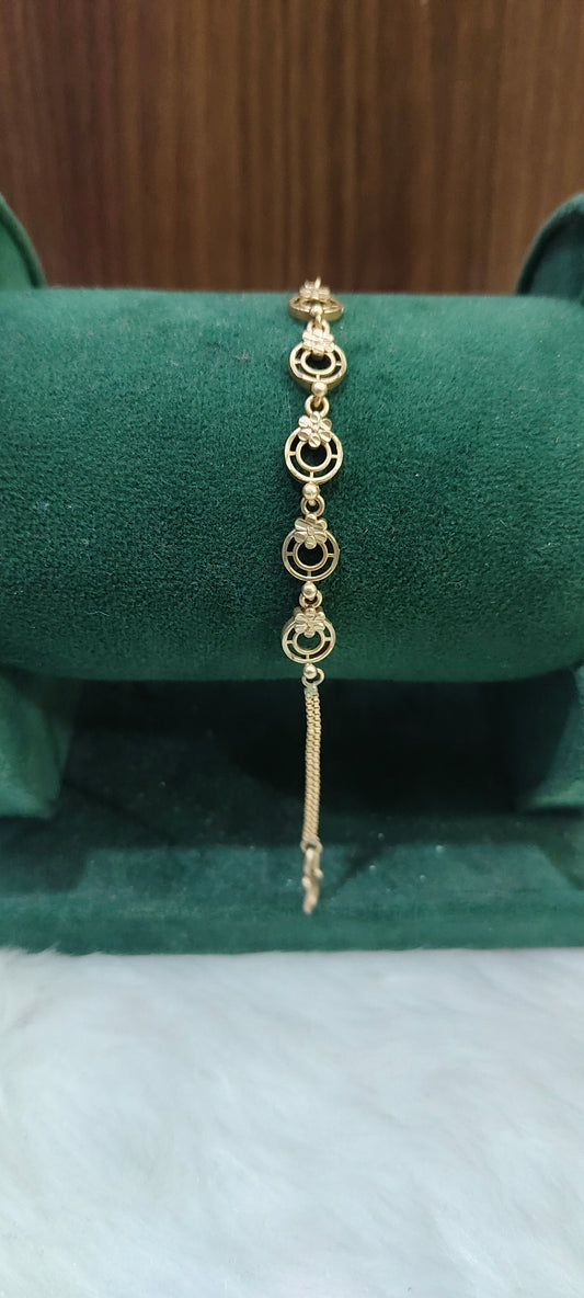 Pure panchaloham unpolished ladies bracelet