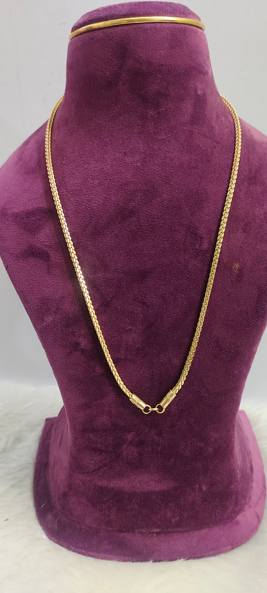 Pure panchaloham unpolished 24" length thali chain