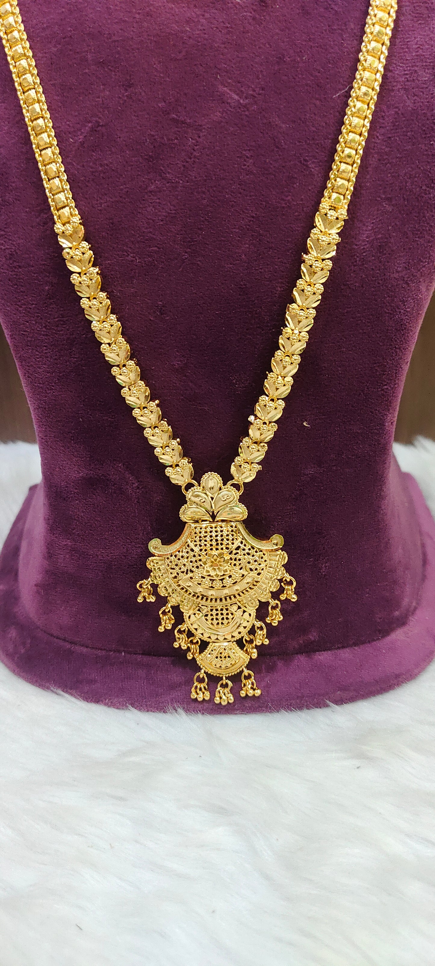 100% gold look 30" length long haram