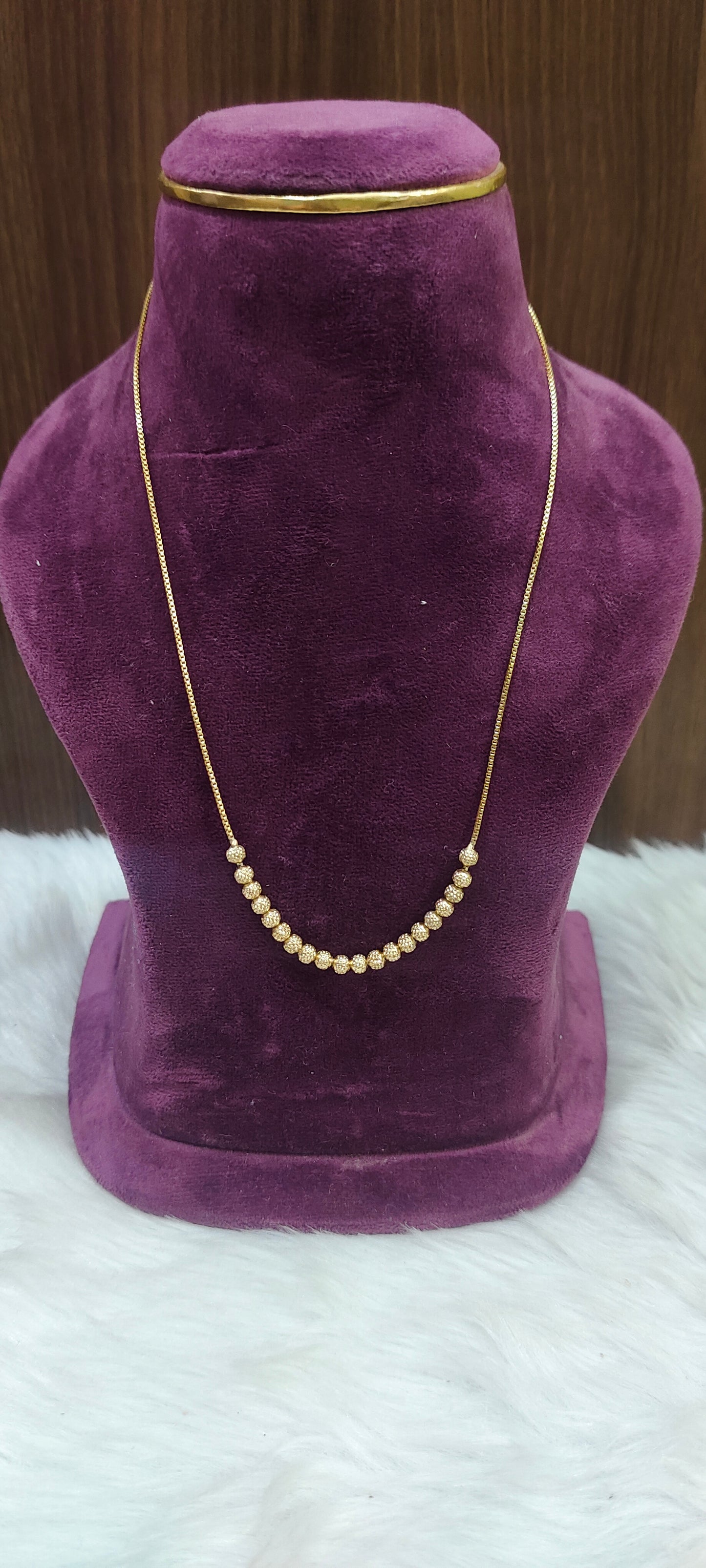 Pure panchaloham unpolished trendy 18" length chains