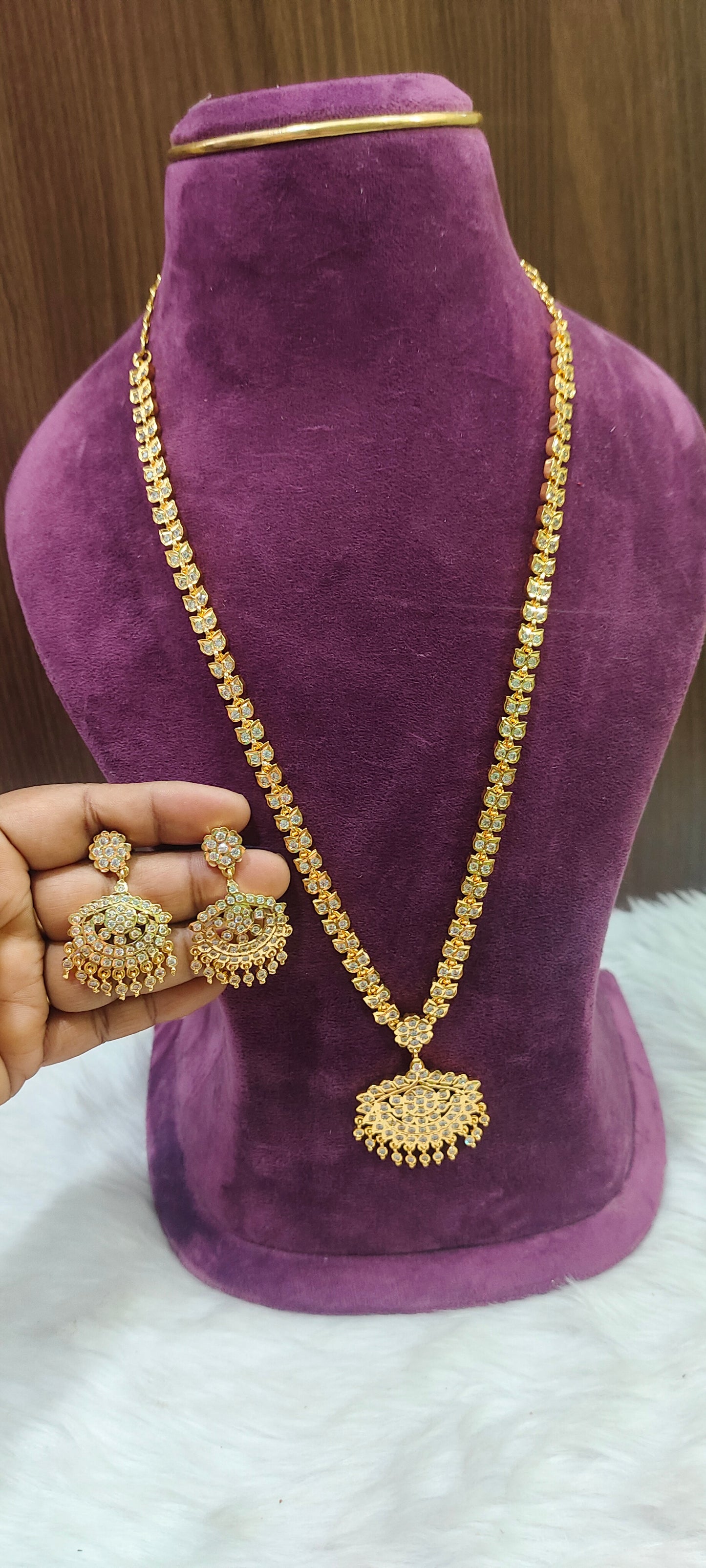 Pure panchaloham vintage look long haram