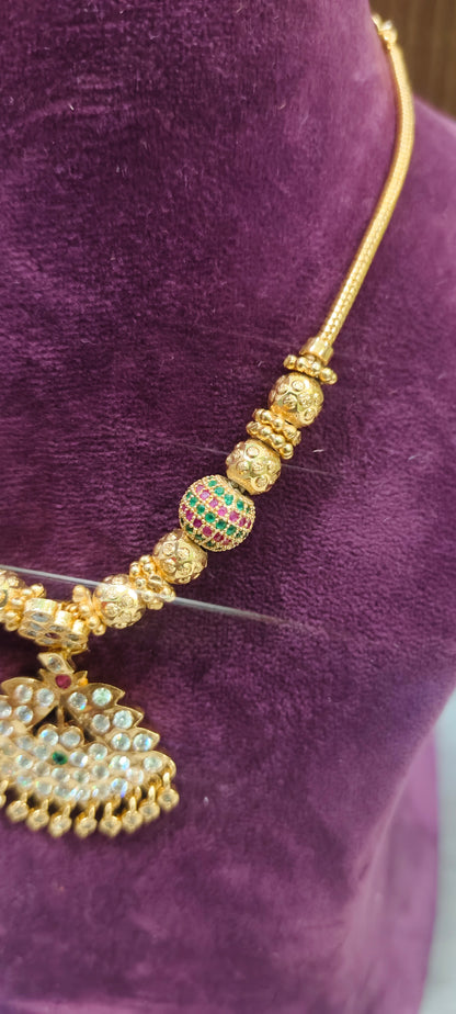 Panchaloham ball necklace