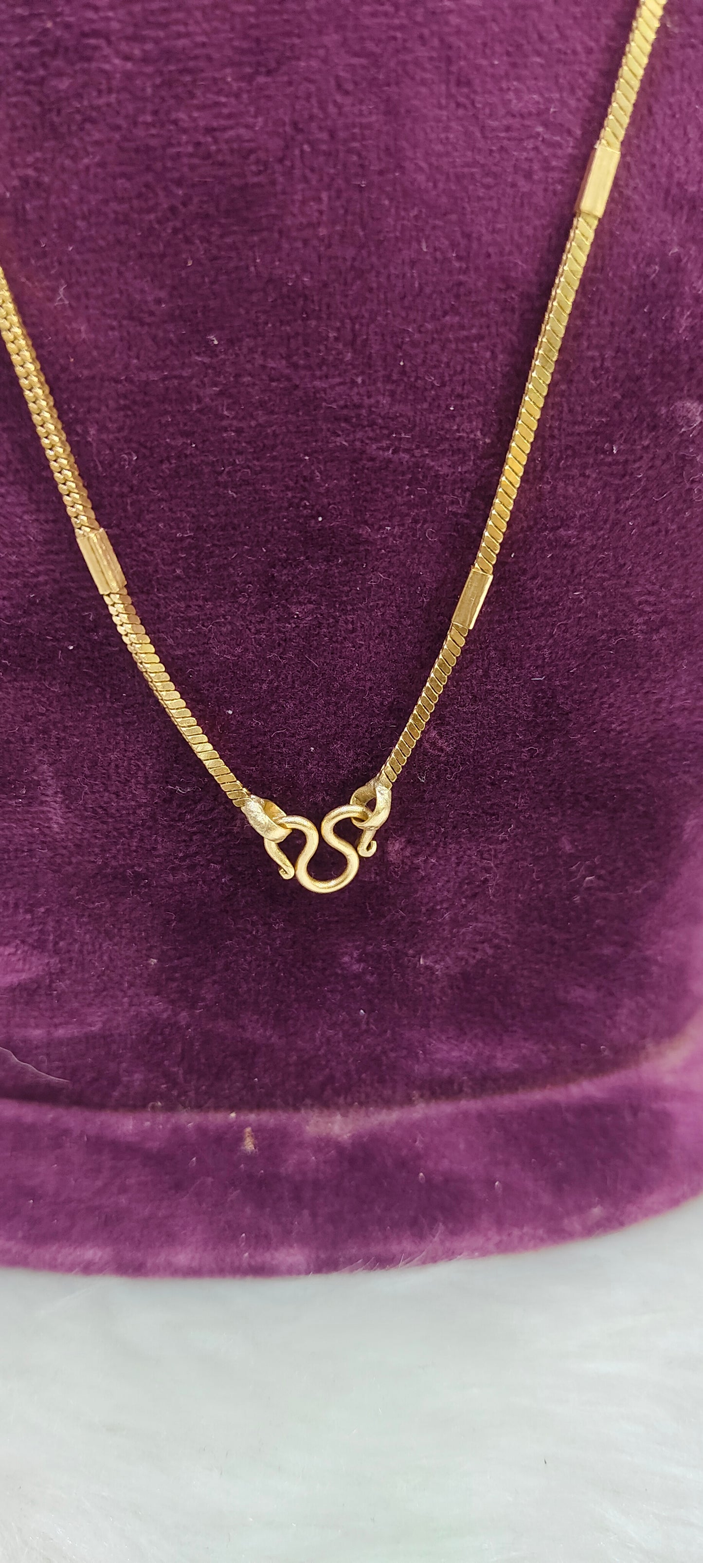 Pure panchaloham trendy ladies 18" length short chain