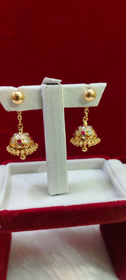 Pure panchaloham jumkas