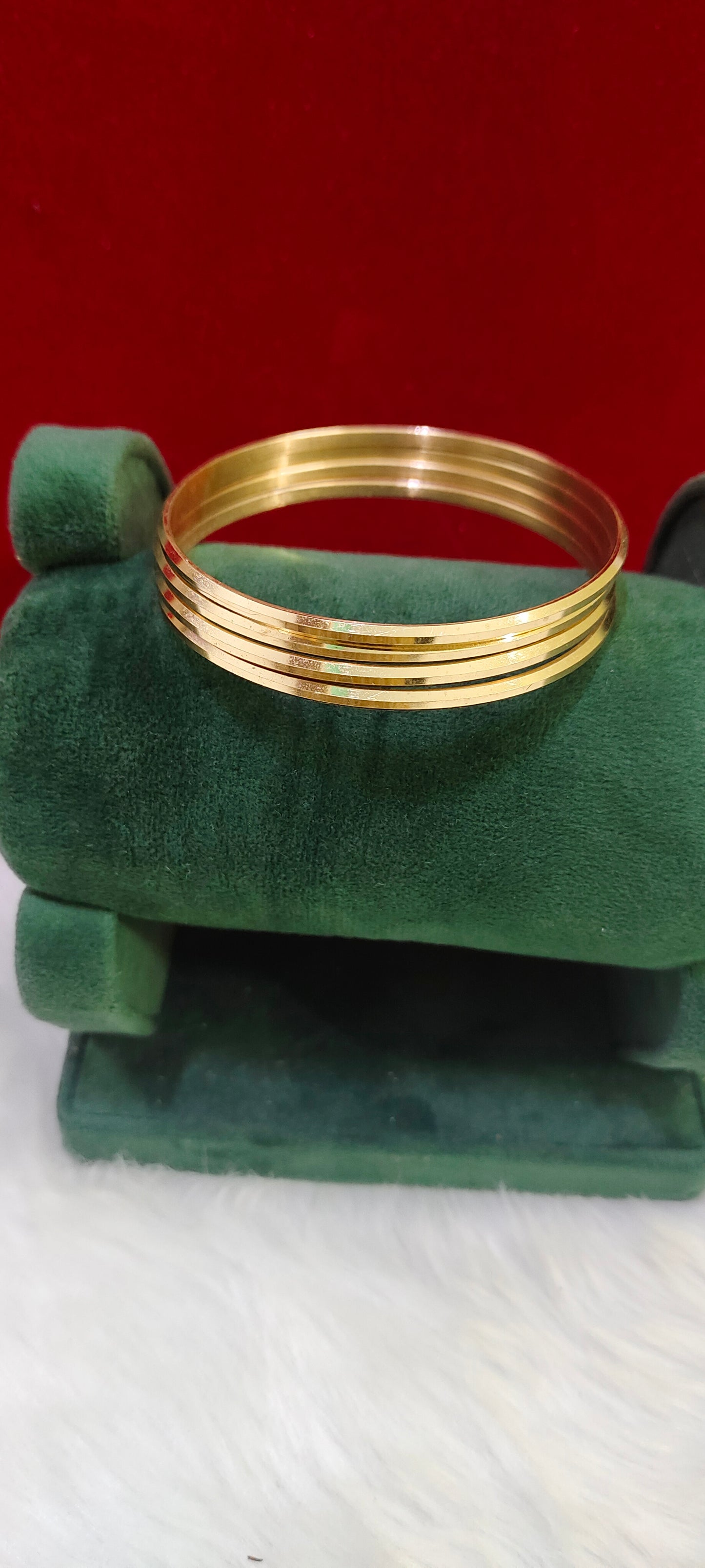 Pure panchaloham unpolished 4 bangles